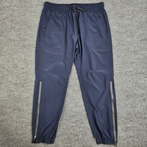 UNRL Golf The Golfer's Track Pants Mens XL Navy Blue DWR Water Resistant Joggers